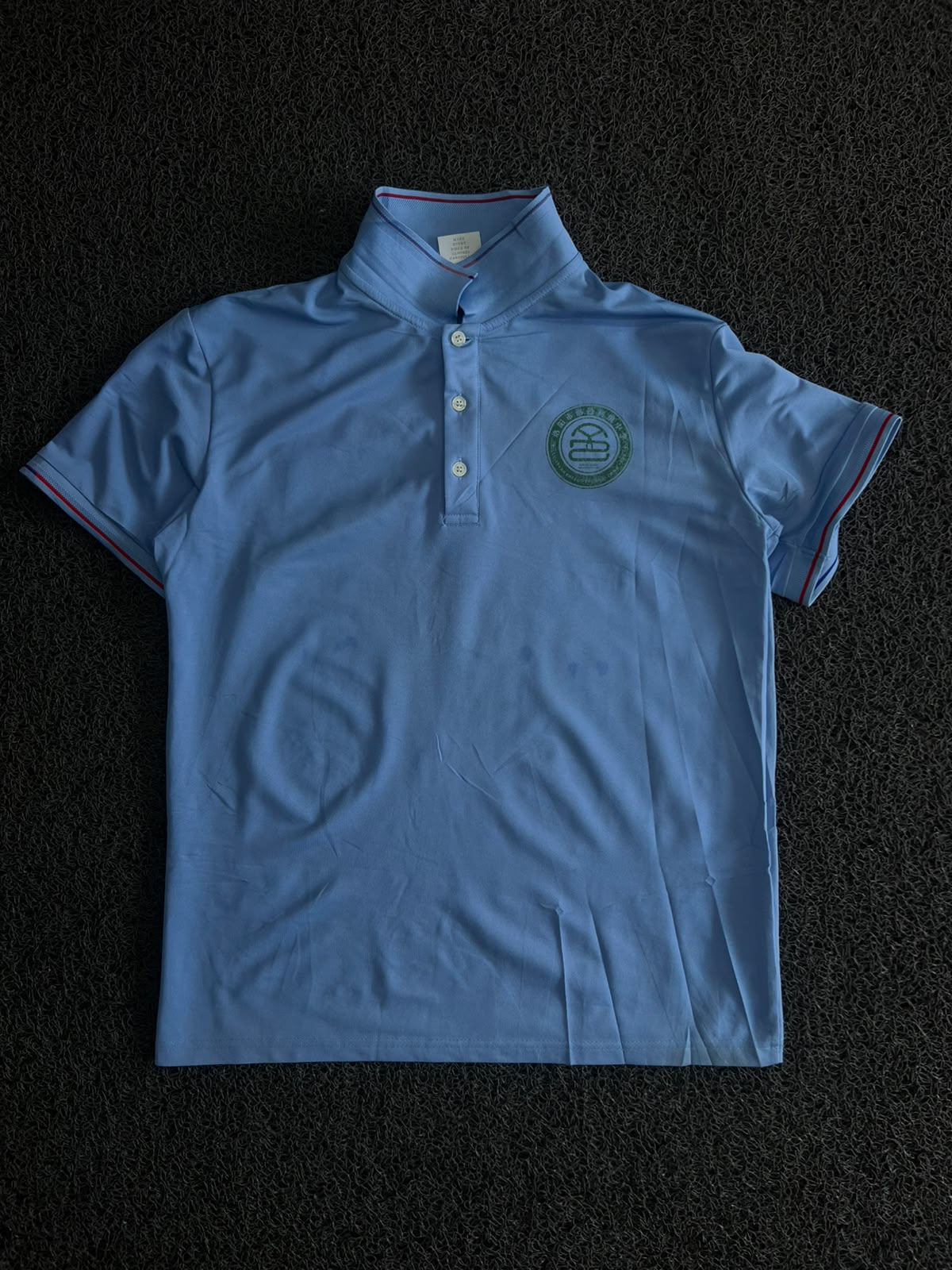 Sky Blue Collar Polo T-Shirt