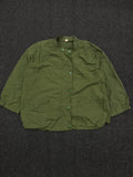Olive Green Snap Button Utility Jacket