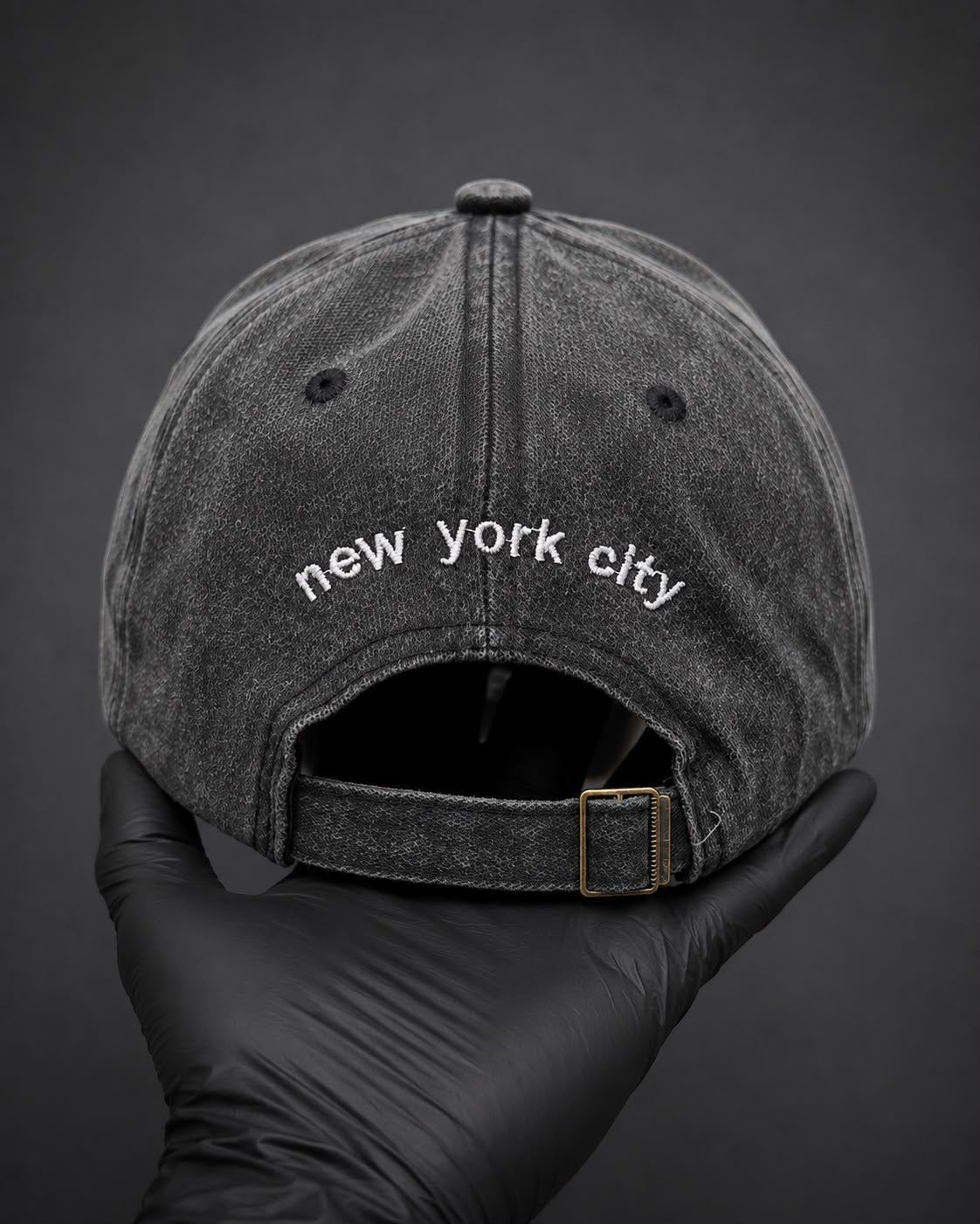 New York Vintage Washed Denim Cap – EST. 1625