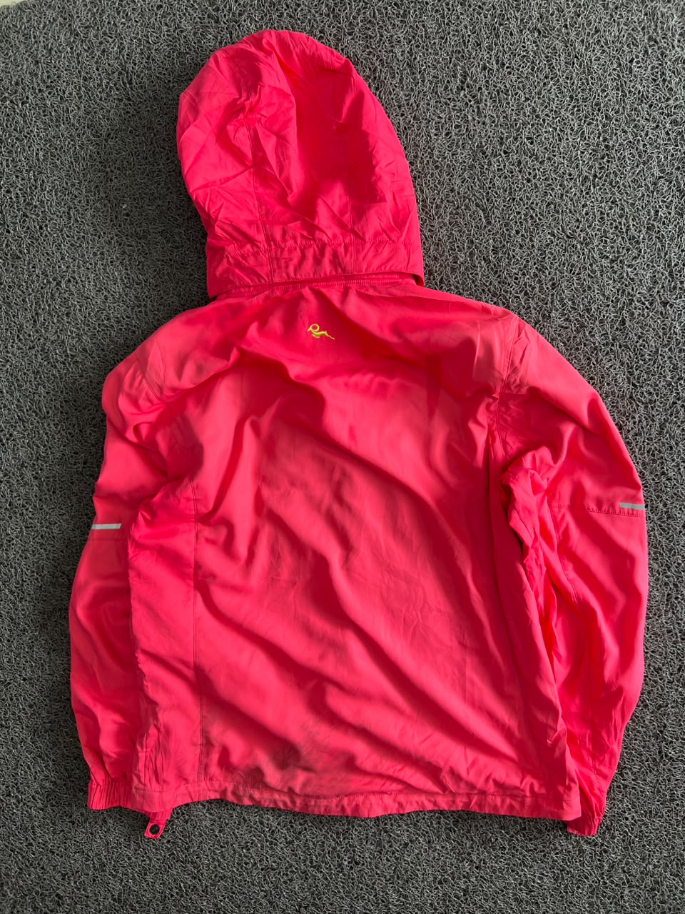Pink Hooded Outdoor Waterproof Jacket