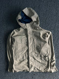 Vintage Utility Hooded Jacket – ⚠️ No Front Zip | Button Available