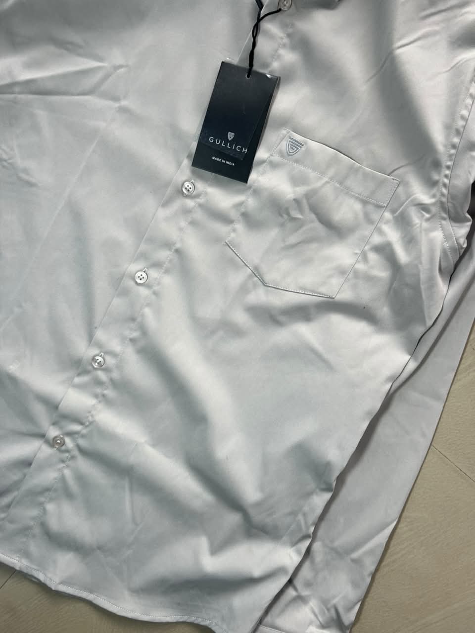 Classic White Button-Down Formal Shirt