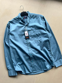 Men's Mandarin Collar Full Sleeve Casual Cotton Shirt