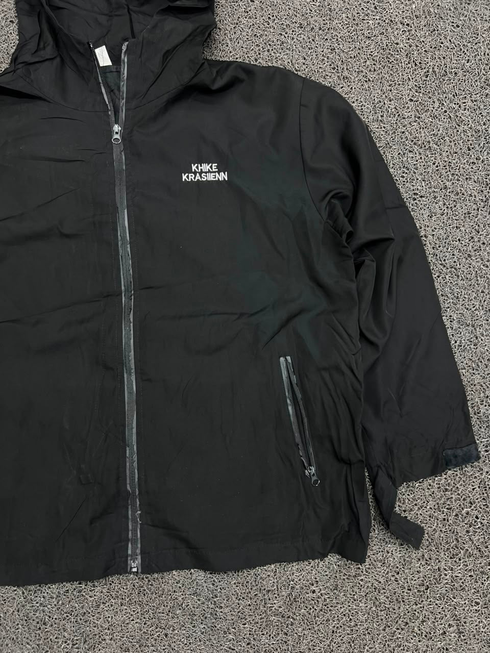 Vintage Hooded Windbreaker Jacket