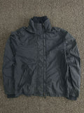 Vintage Black Full-Zip Lightweight Jacket | Men's Casual High-Neck Outerwear