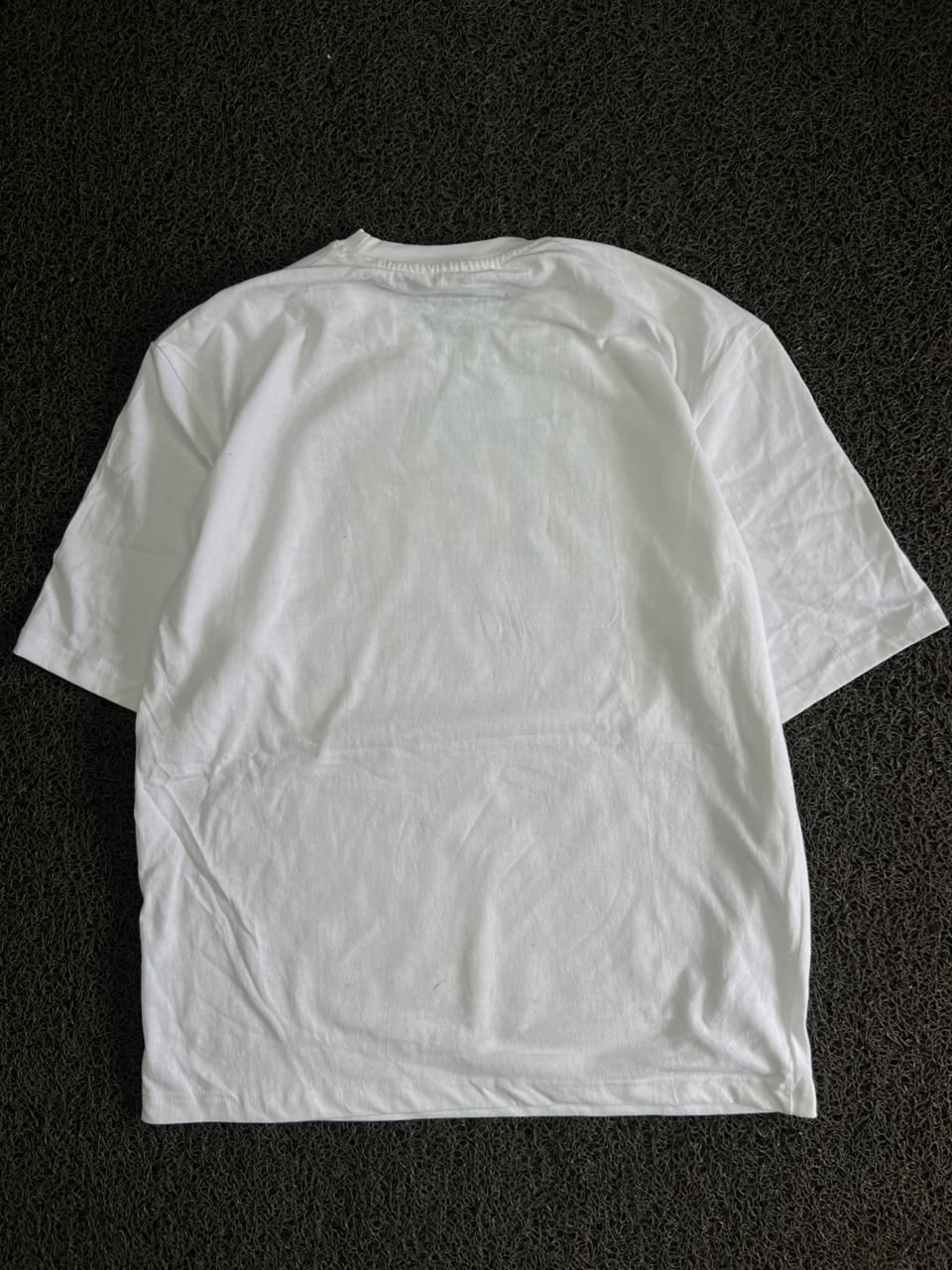 White Graphic T-Shirt with Yellow “YAMAL” Print & Football Player Graphic