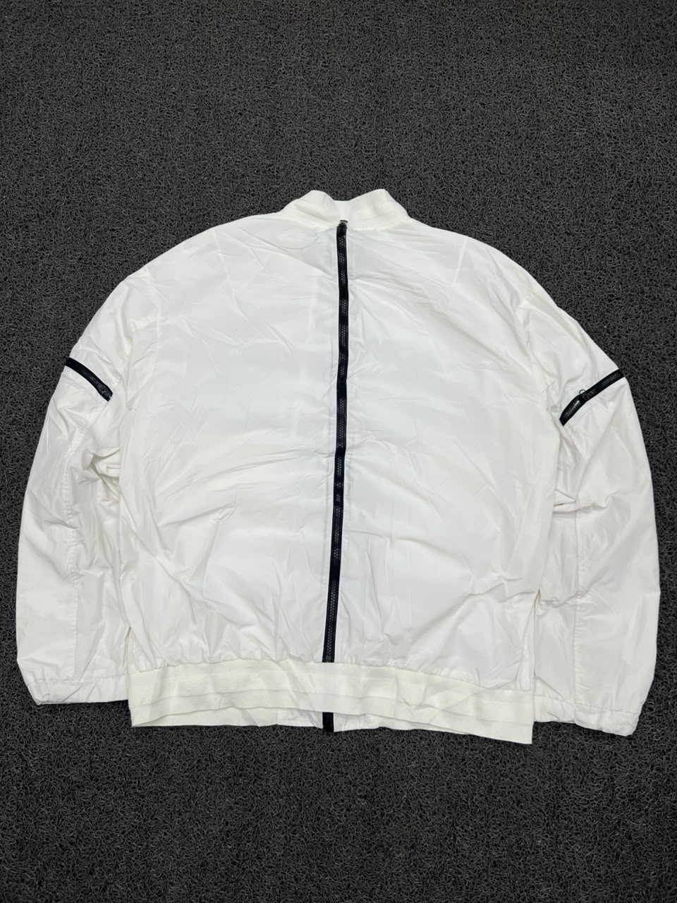 Vintage Lightweight Full Zip Bomber Jacket with Sleeve Pocket