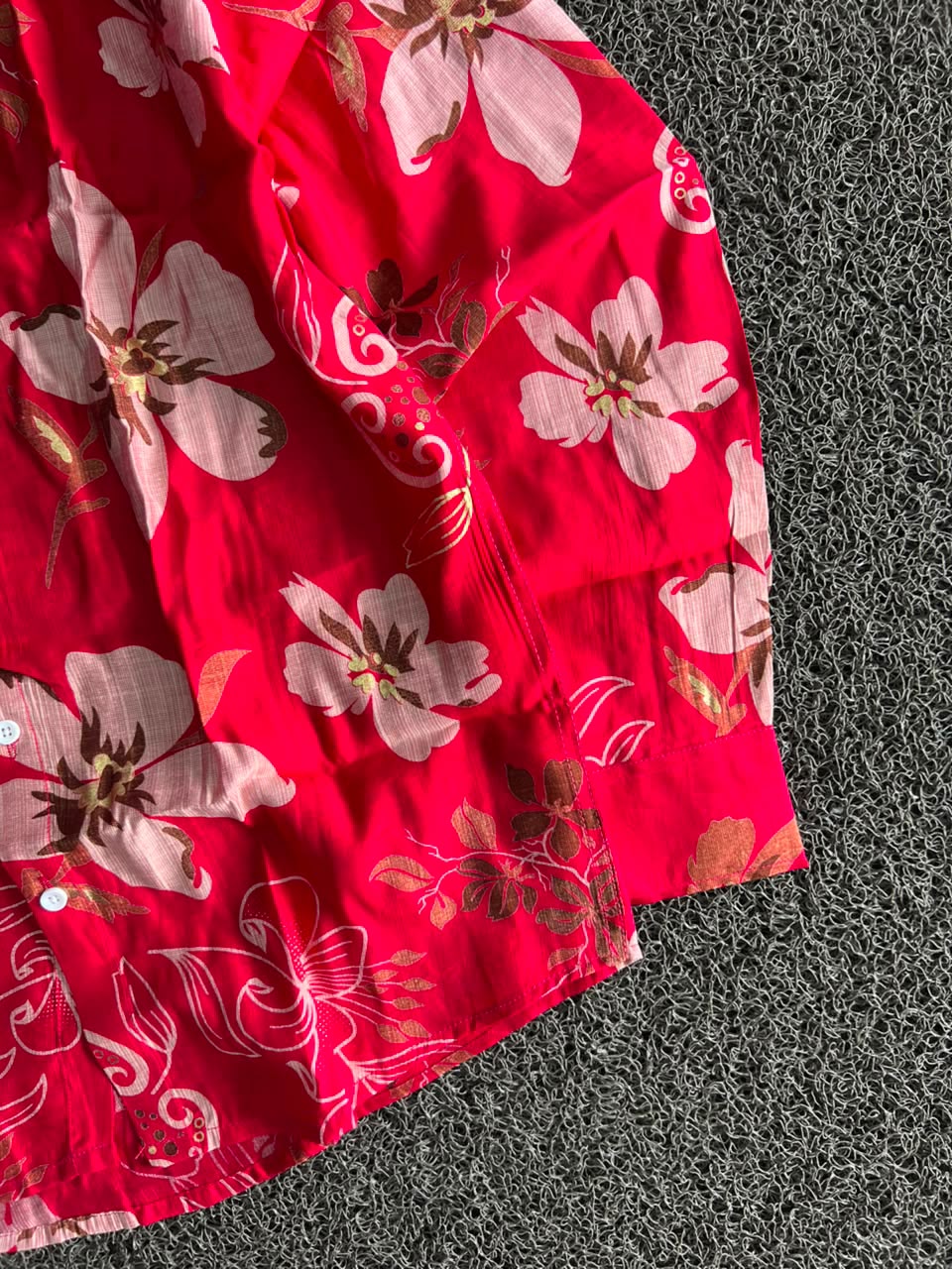 Floral Button-Up Shirt – Long Sleeve Tropical Casual Shirt