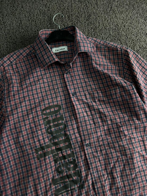 Thrifted Vintage Checkered Short Sleeve Button-Up Shirt