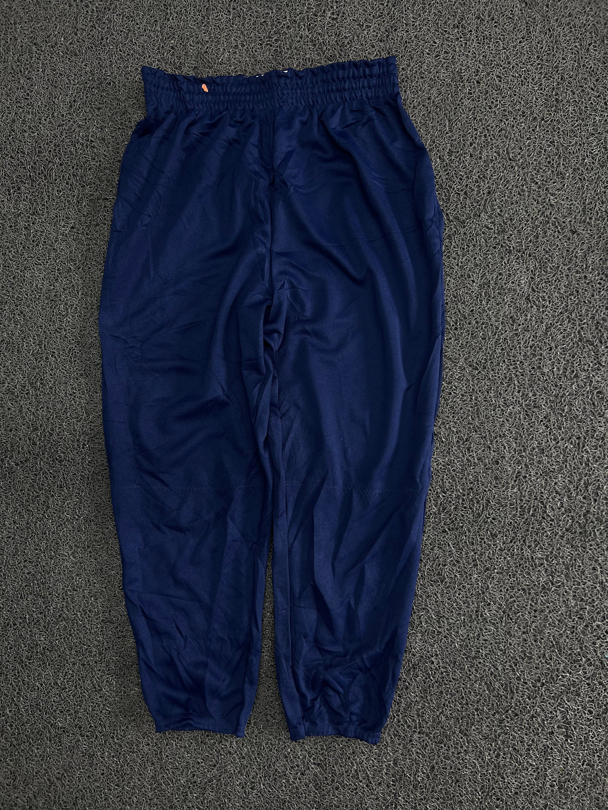 Blue Track Pants with Elastic Waistband & Back Pocket – Thriftwear