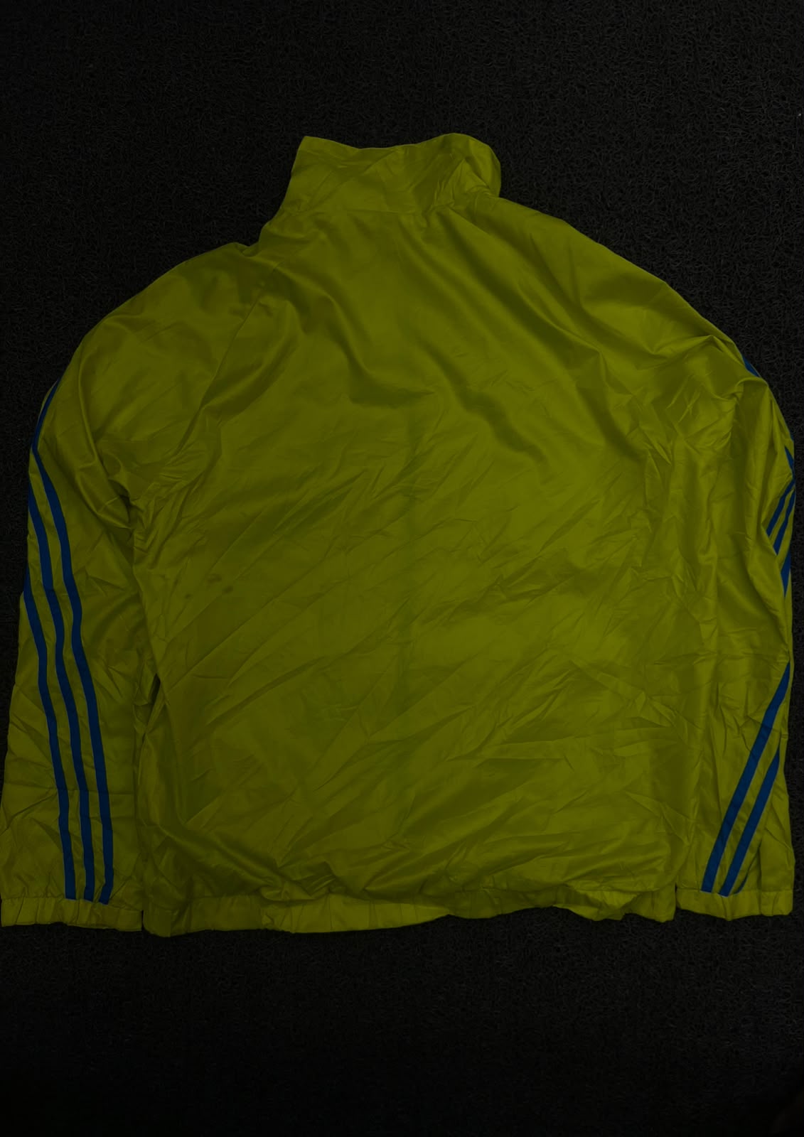 Vintage Adidas Track Jacket with Blue Stripes – Thriftwear