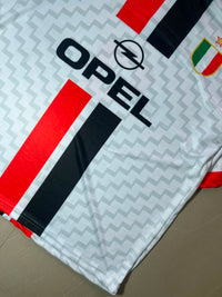 AC Milan Maldini #3 Retro Away Football Jersey – White Edition