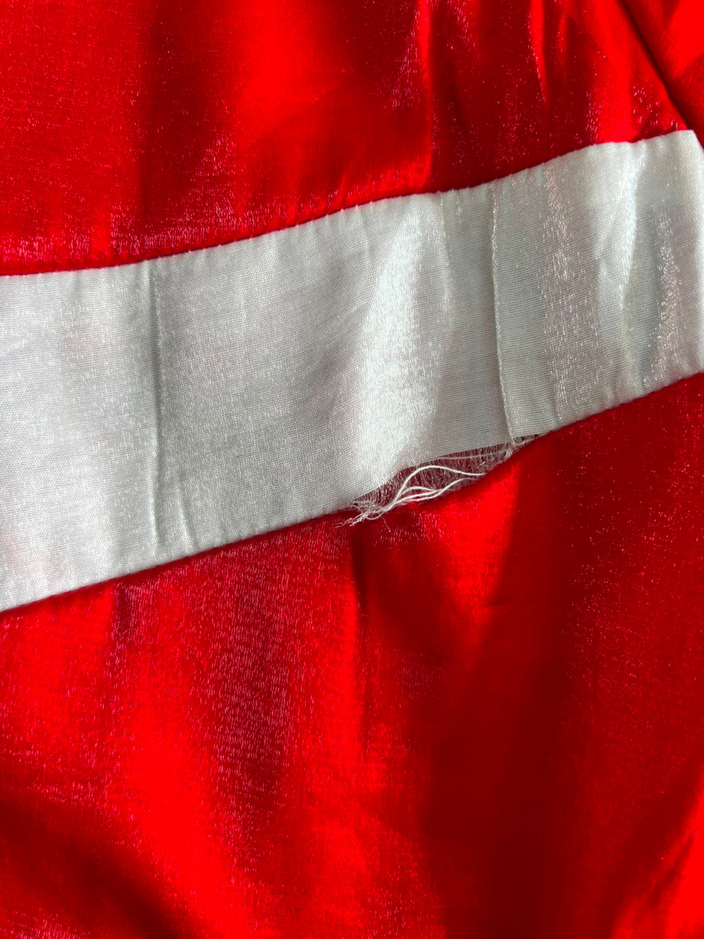 Vintage Red Hooded Windbreaker Jacket | Small Damage ⚠️