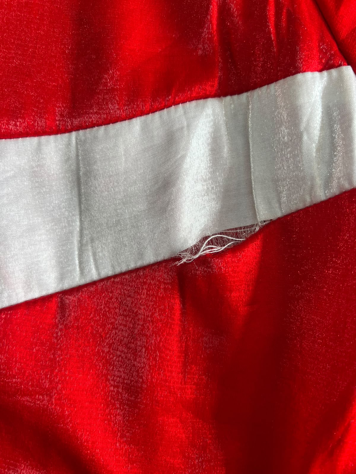 Vintage Red Hooded Windbreaker Jacket | Small Damage ⚠️