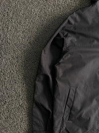 Black Hooded Utility Jacket – ⚠️ Zip Damage