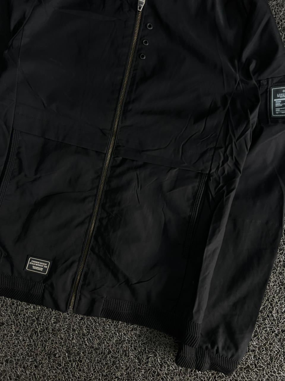 Urban Bomber Jacket – Lightweight Zip-Up Casual Jacket with Utility Sleeve Pocket