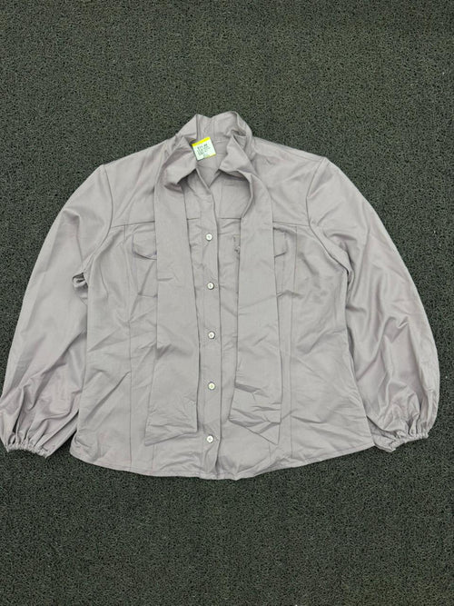 Vintage Style Tie-Neck Jacket