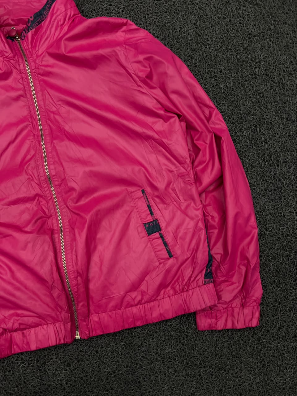 Pink Lightweight Zip-Up Windbreaker Jacket – Unisex