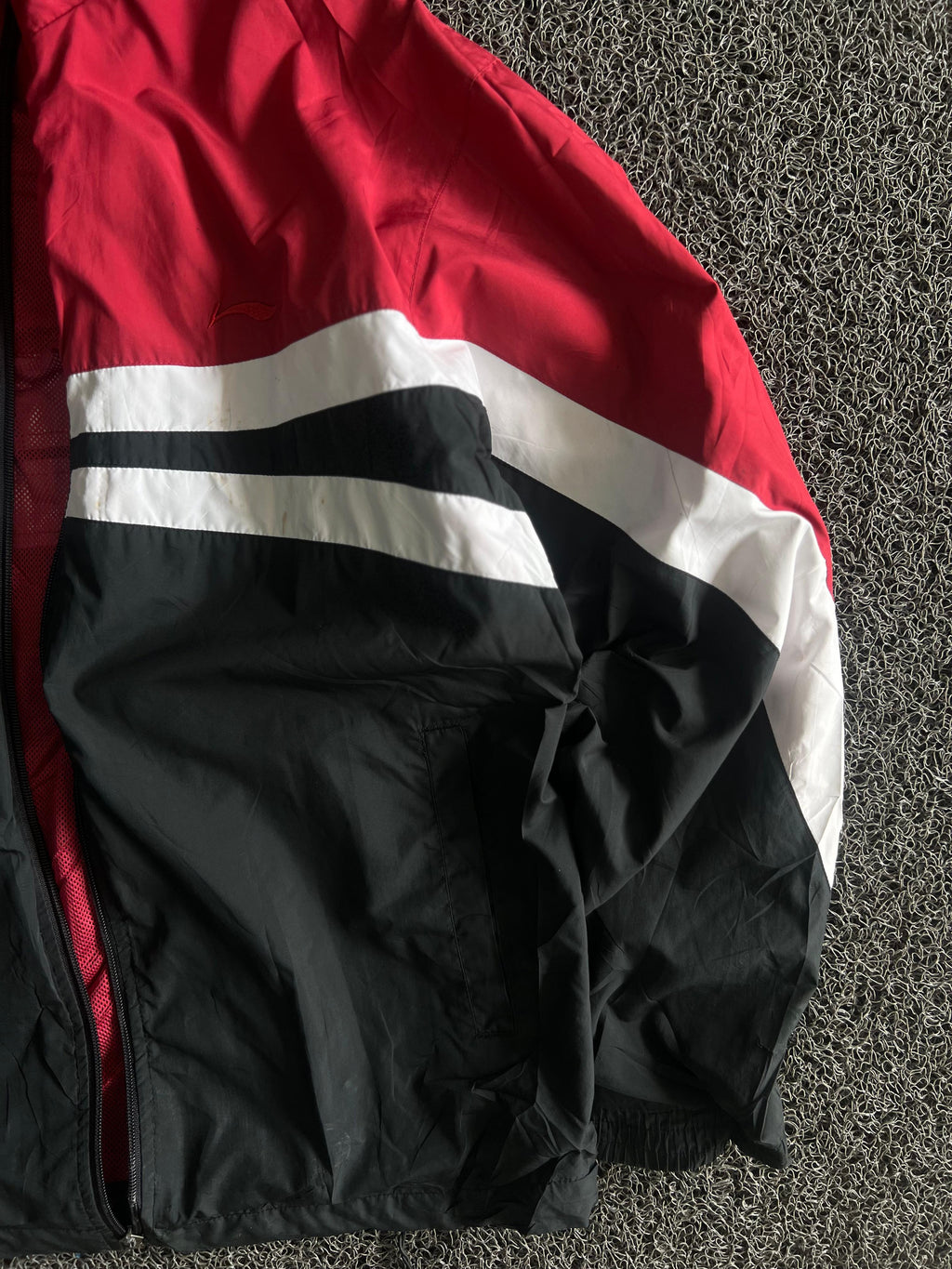 Men's No-Zip Color Block Windbreaker Jacket – High Neck Lightweight Casual Outerwear