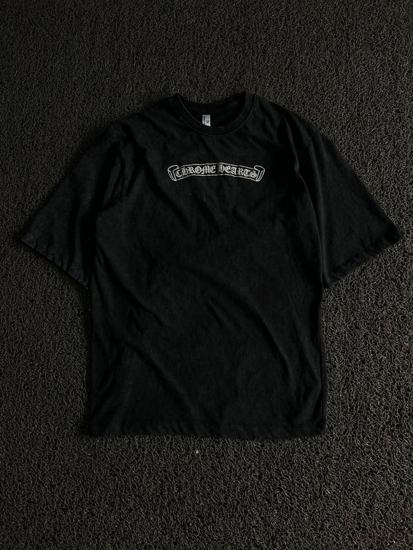 Chrome Hearts Horseshoe Back Print Graphic T-Shirt