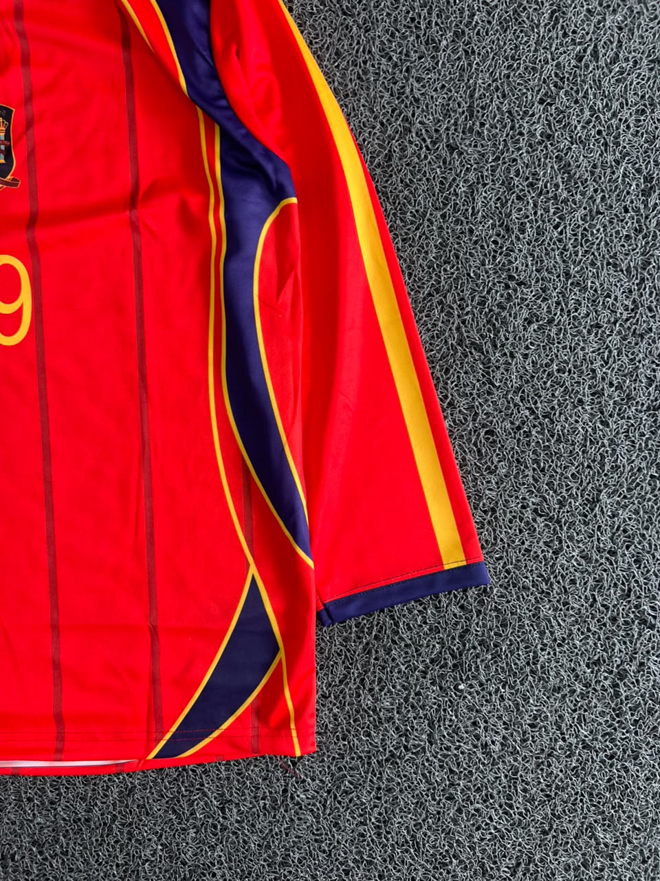 Spain 1998 Retro Home Jersey – Lamine Yamal #19 Long Sleeve Football Jersey