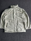High-Neck Utility Jacket | Lightweight Full-Zip Windbreaker | Unisex Thrift Jacket