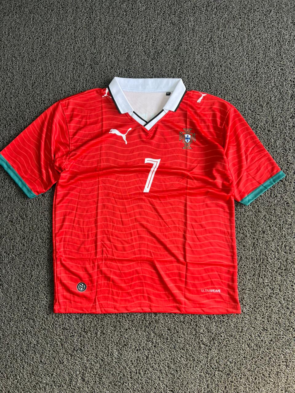 Portugal Home Jersey 2024/2025 - #7 Ronaldo - Five Sleeve