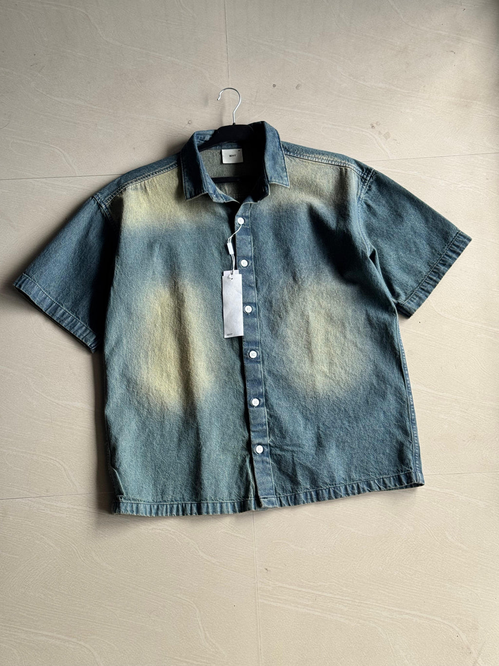 The Beatles Vintage Graphic Washed Denim Boxy Shirt
