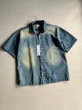 The Beatles Vintage Graphic Washed Denim Boxy Shirt