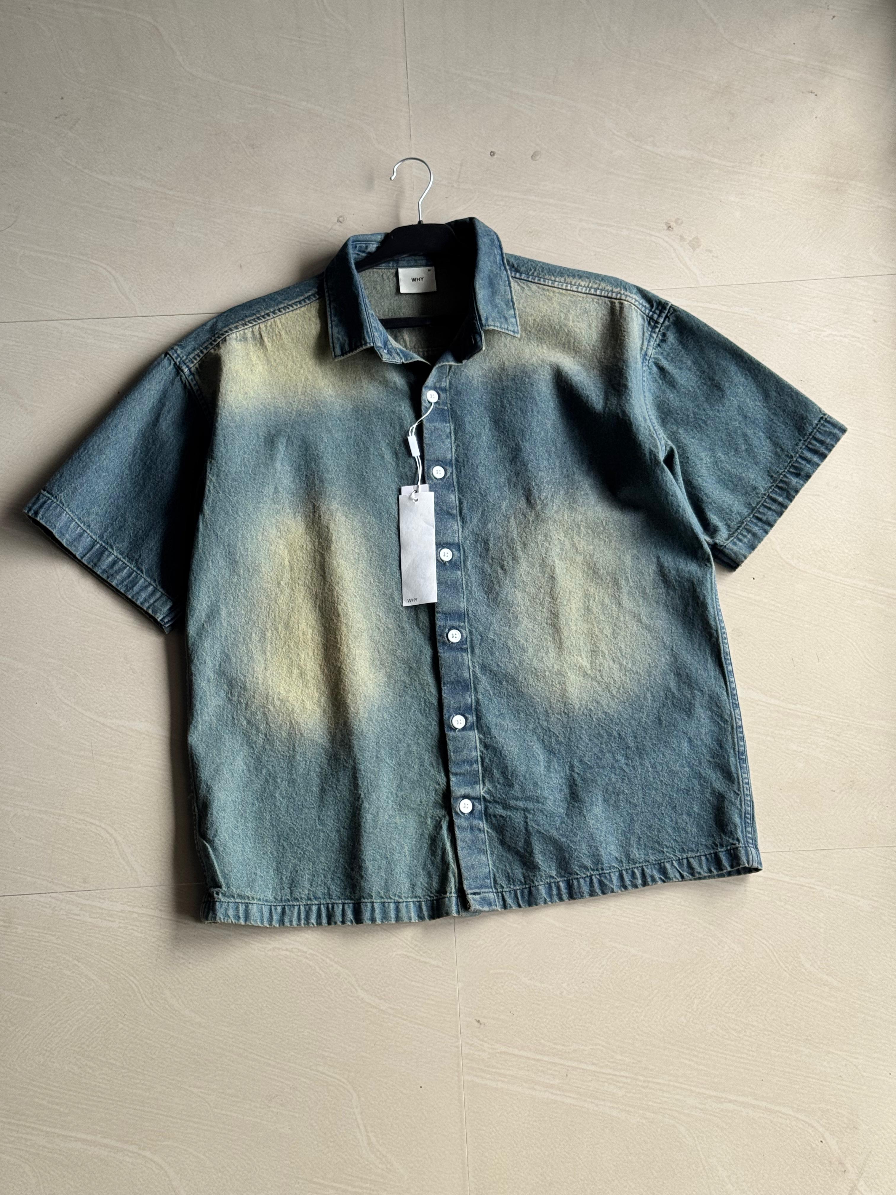 The Beatles Vintage Graphic Washed Denim Boxy Shirt