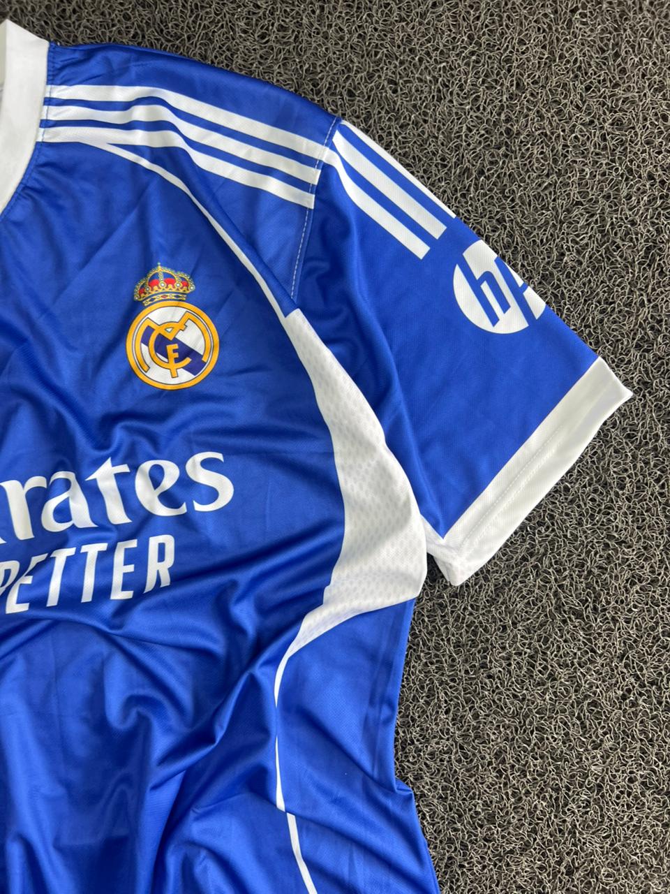 Real Madrid Blue Ronaldo #7 Premium Football Five Sleeve Jersey
