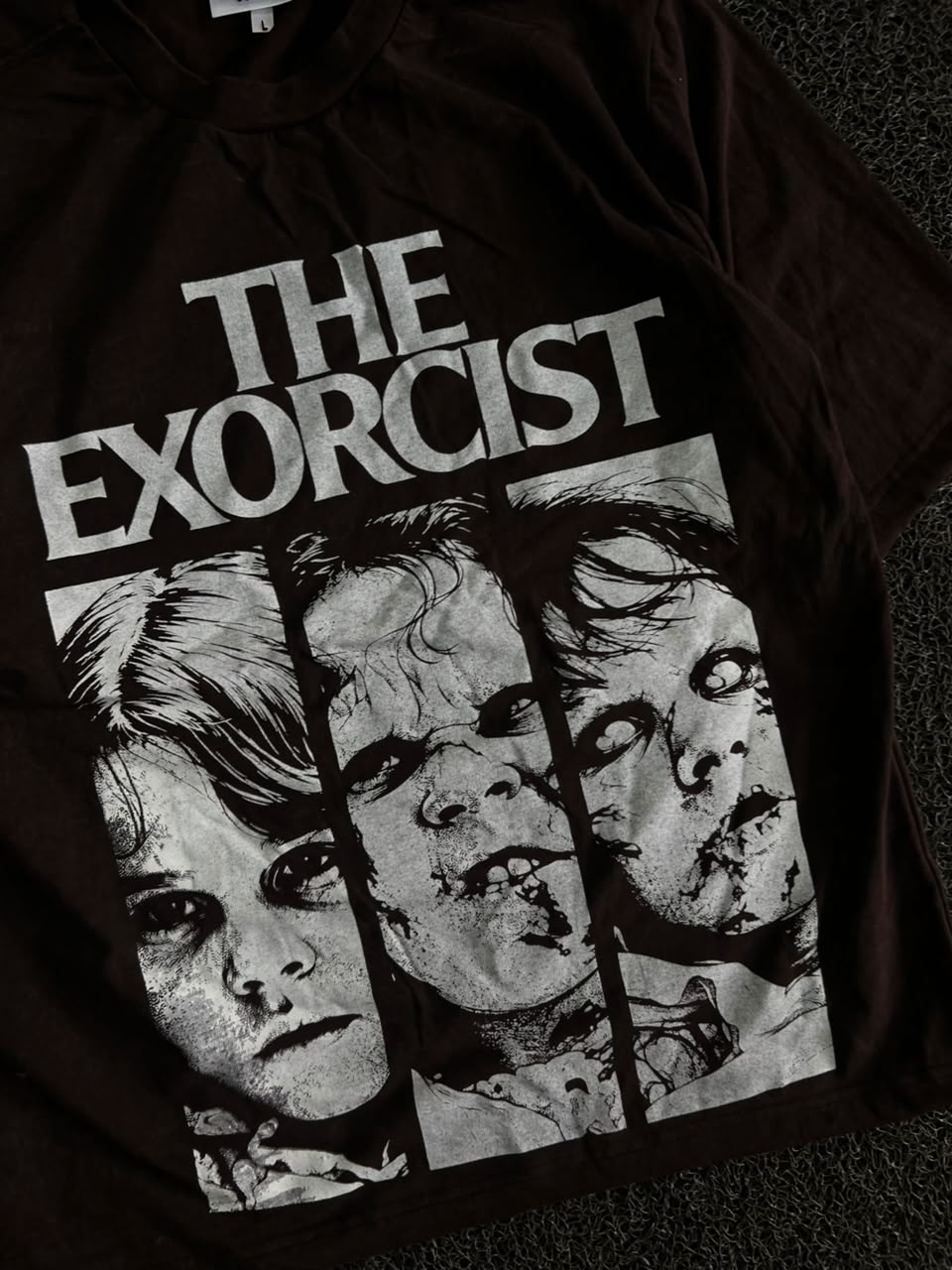 Saint X Loun Brown “The Exorcist” Graphic Print T-Shirt
