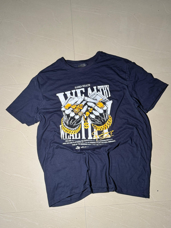 Sudden Wealth Graphic Oversized T-Shirt