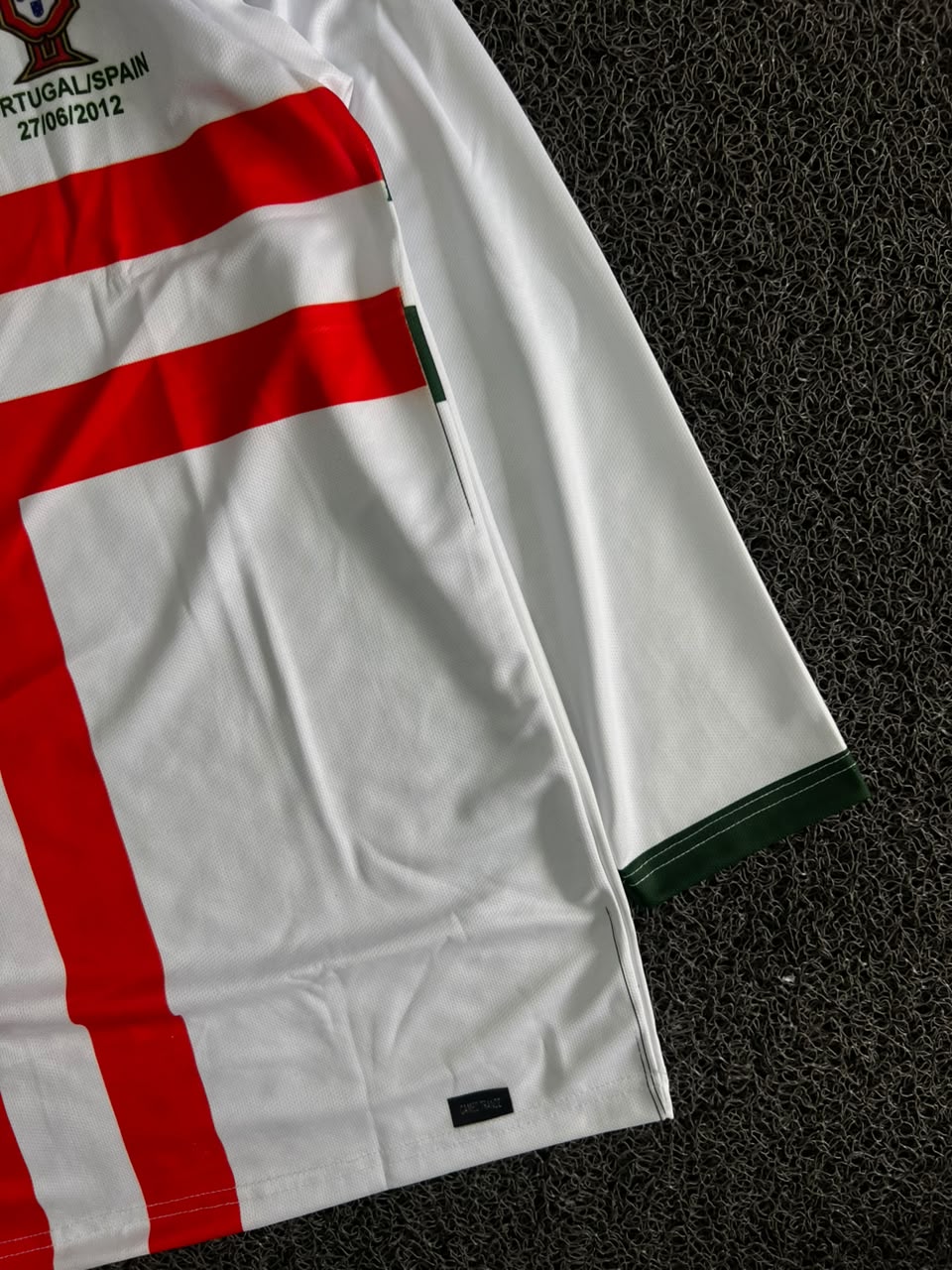 Portugal 2012 Euro Semi-Final Special Edition Cristiano Ronaldo #7 Long Sleeve Football Jersey