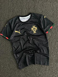 Portugal Black Away Football Jersey – Ronaldo #7 | Premium Fan Edition