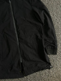 Vintage Black Hooded Utility Jacket