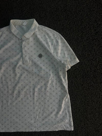 Vintage Monogram Pattern Polo T-Shirt