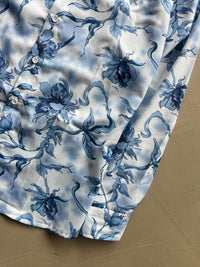 Premium Floral Print Button-Up Shirt