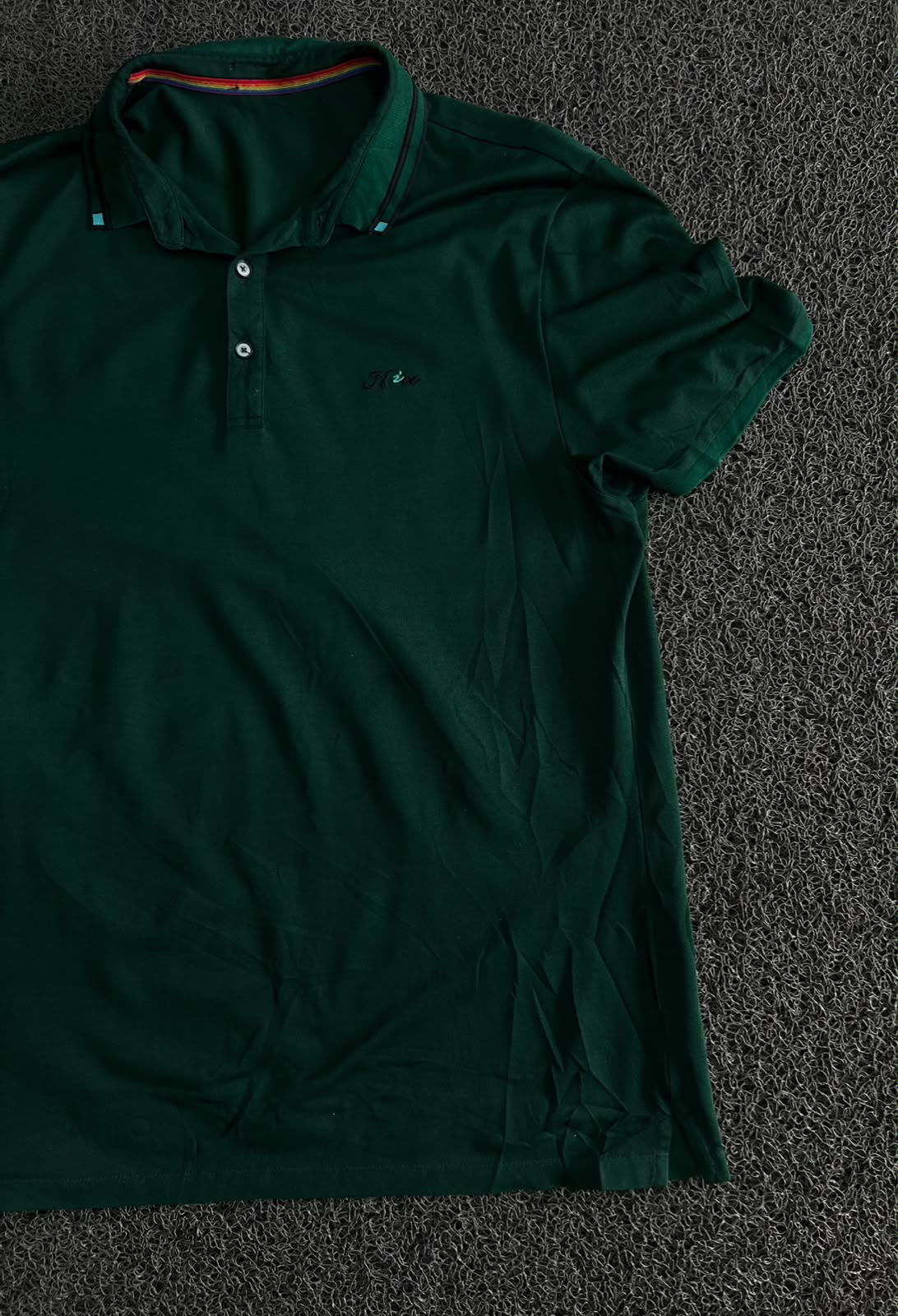 Green Collar Polo T-Shirt