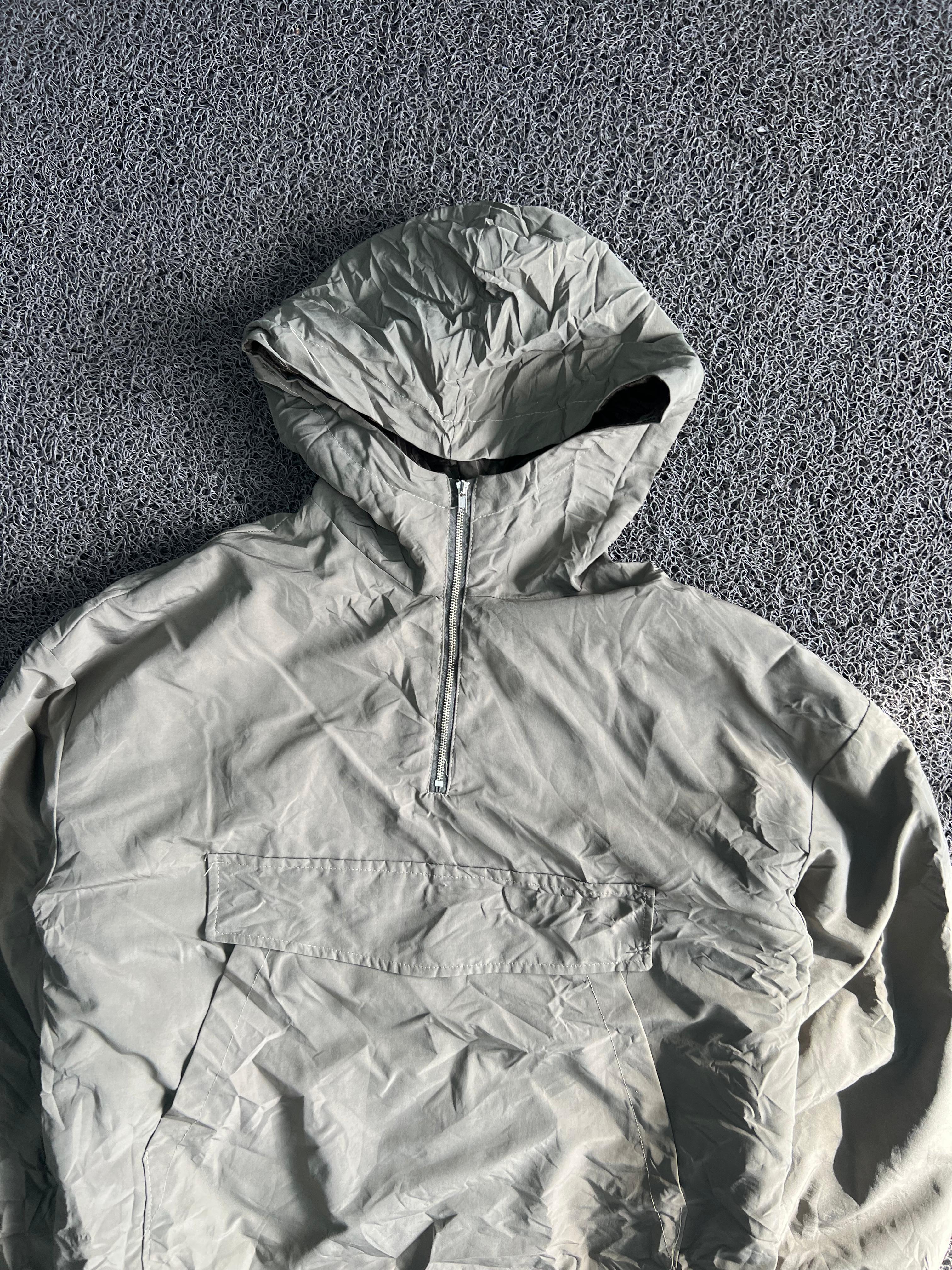 Half-Zip Hooded Anorak Jacket