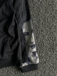 Graphic Sleeve Bomber Jacket – Full Zip Casual Streetwear Jacket