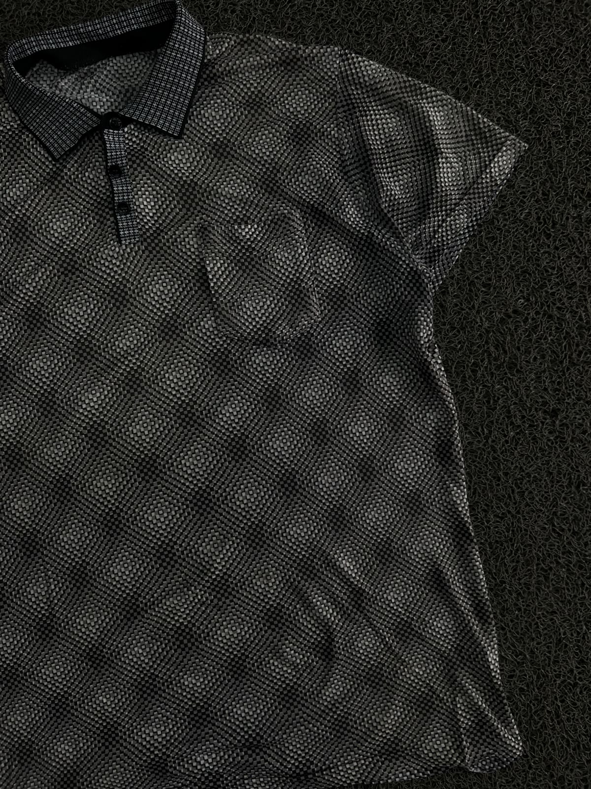 Textured Polo T-Shirt