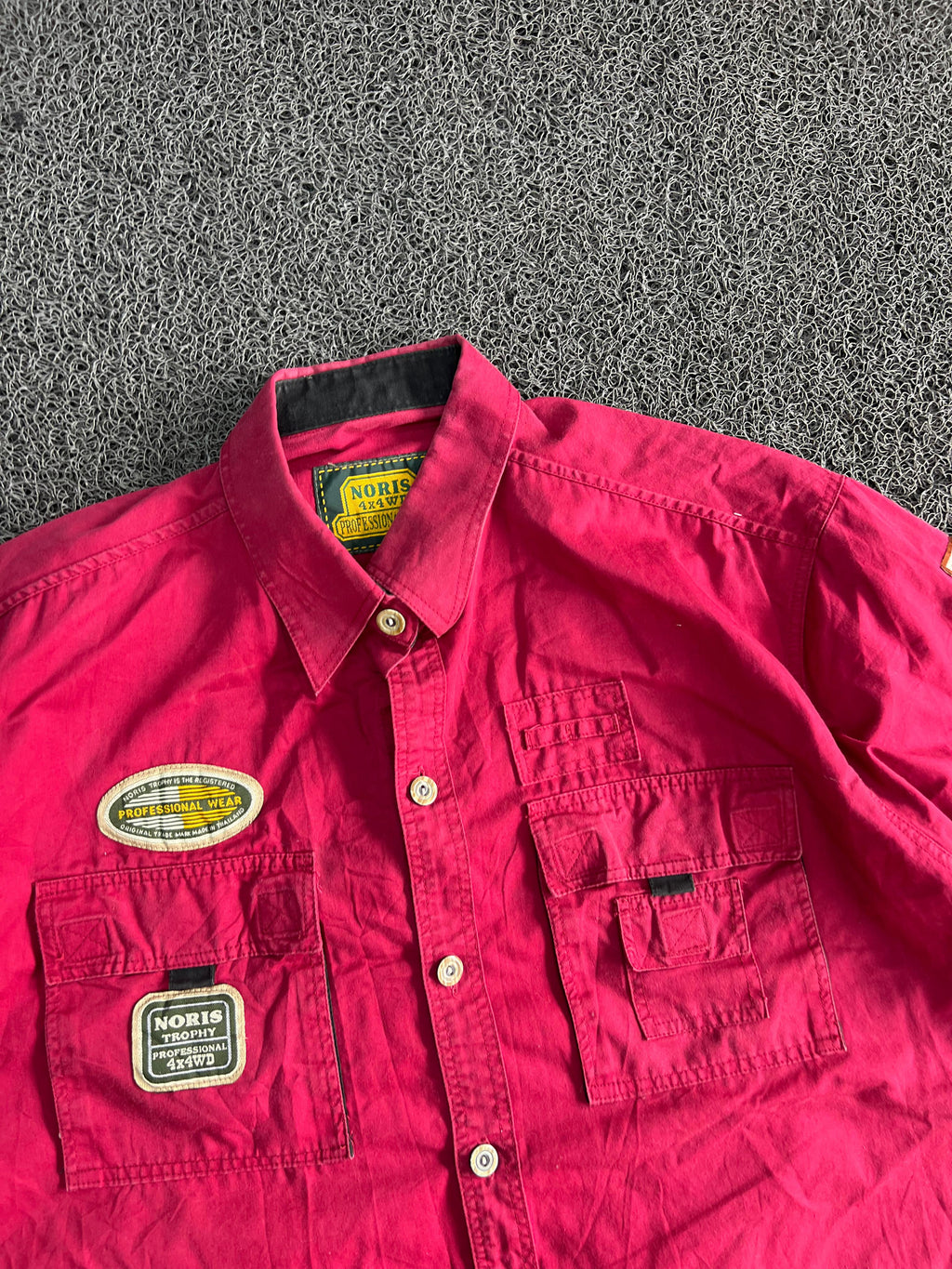 Vintage Noris Professional Wear Utility Short Sleeve Shirt