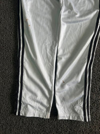 Vintage Adidas Track Pants with Black 3-Stripes – ⚠️ Small Stain