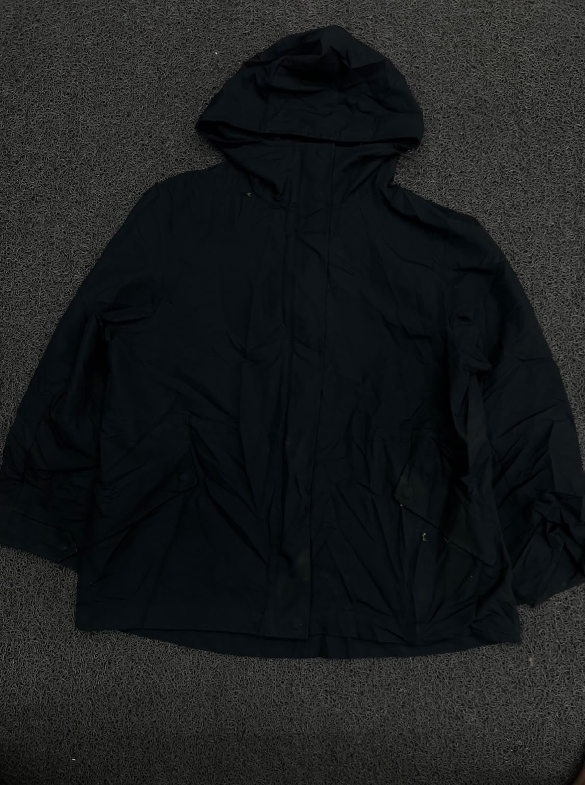 Hooded Outdoor Jacket | Full-Zip Lightweight Windbreaker Jacket ⚠️ Small Stains
