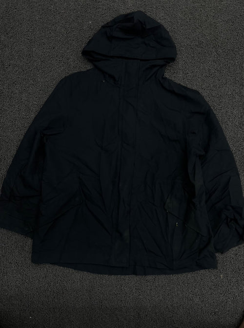 Hooded Outdoor Jacket | Full-Zip Lightweight Windbreaker Jacket ⚠️ Small Stains