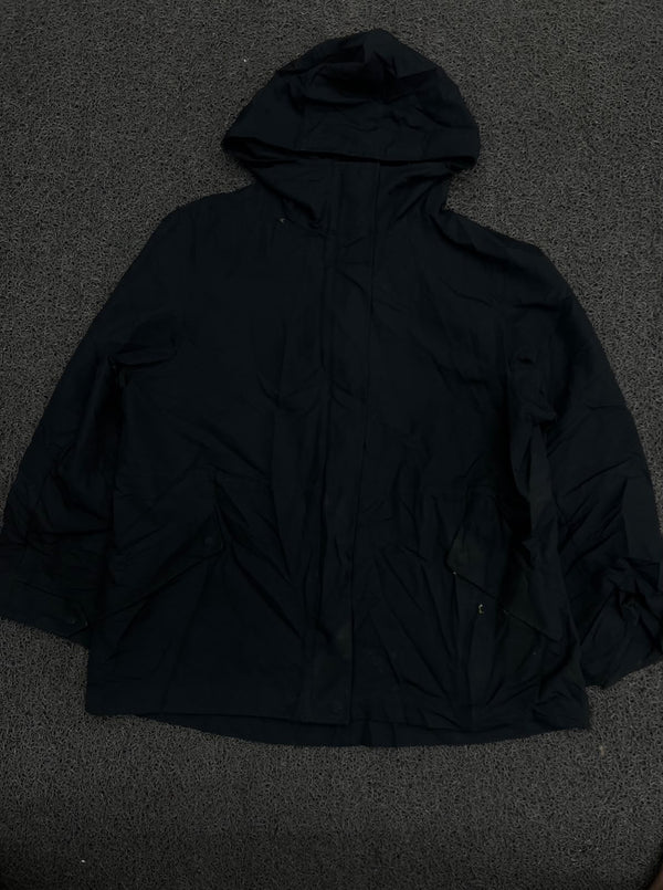 Hooded Outdoor Jacket | Full-Zip Lightweight Windbreaker Jacket ⚠️ Small Stains