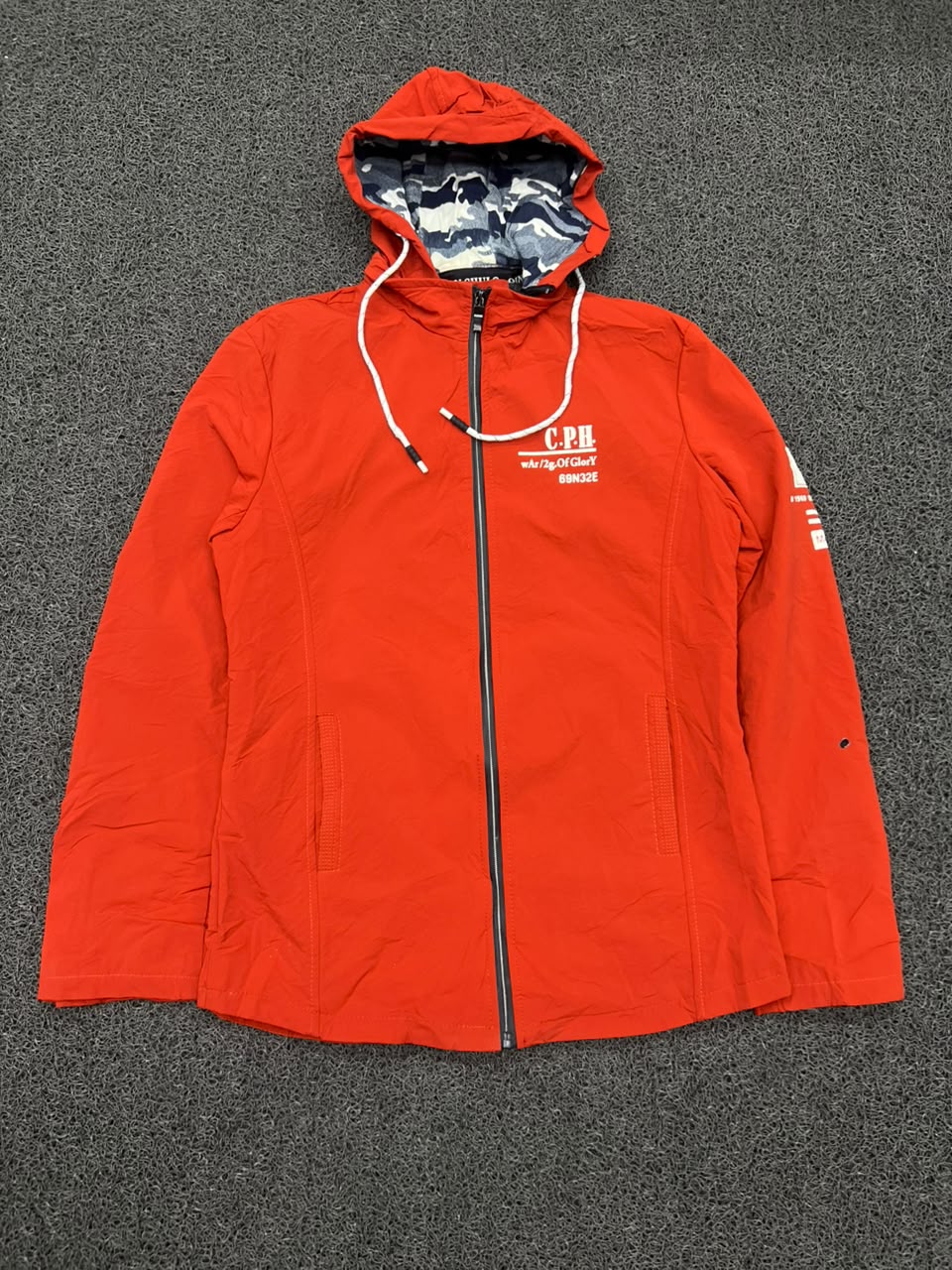 C.P.H Lightweight Hooded Full Zip Jacket – ⚠️ Small Damage