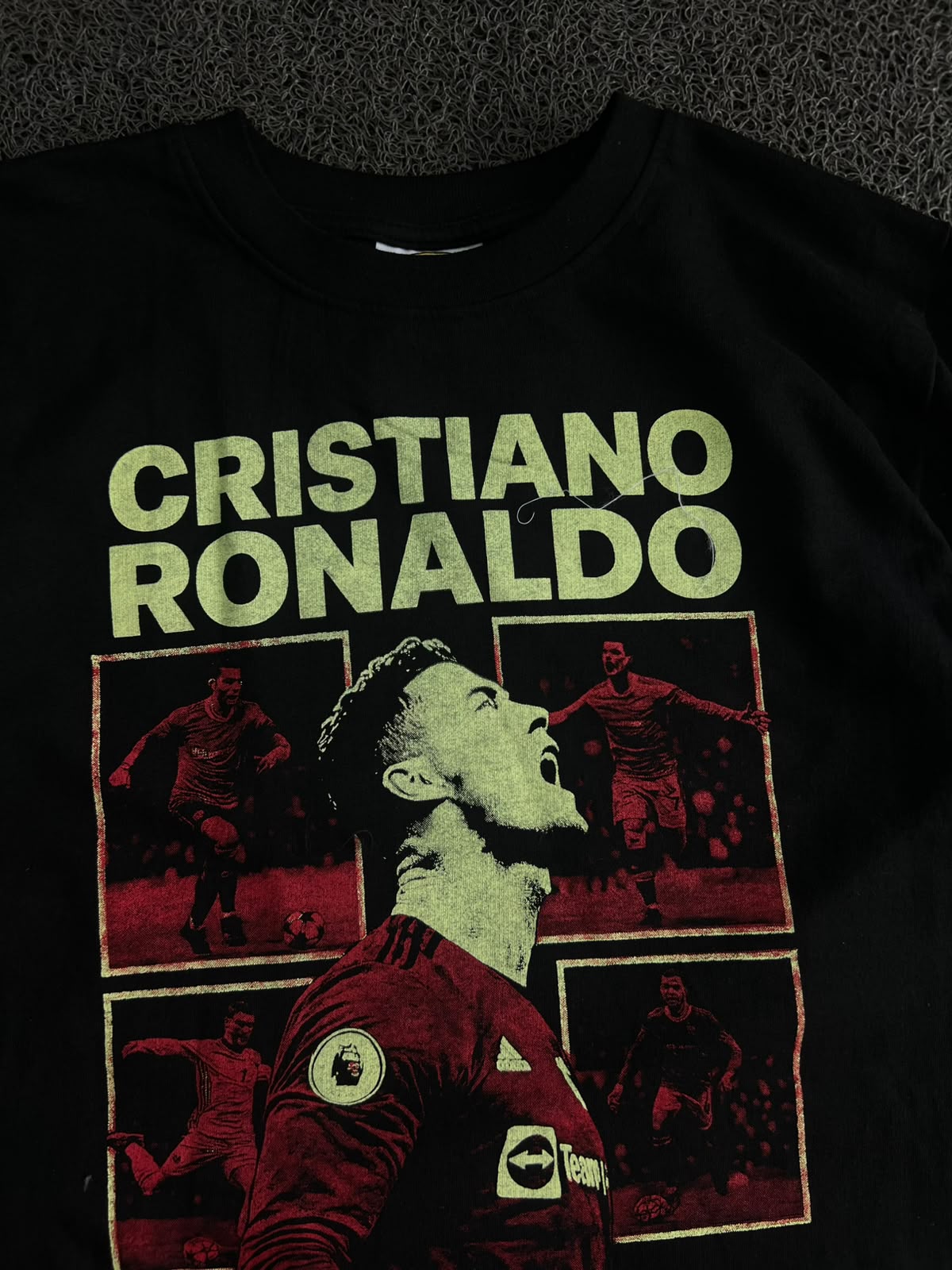 Cristiano Ronaldo Graphic Oversized T-Shirt – Half Sleeve Football Print Tee