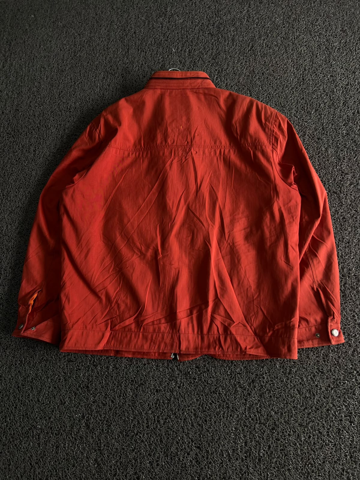 Vintage Red Lightweight Harrington Jacket ⚠️ No Zip